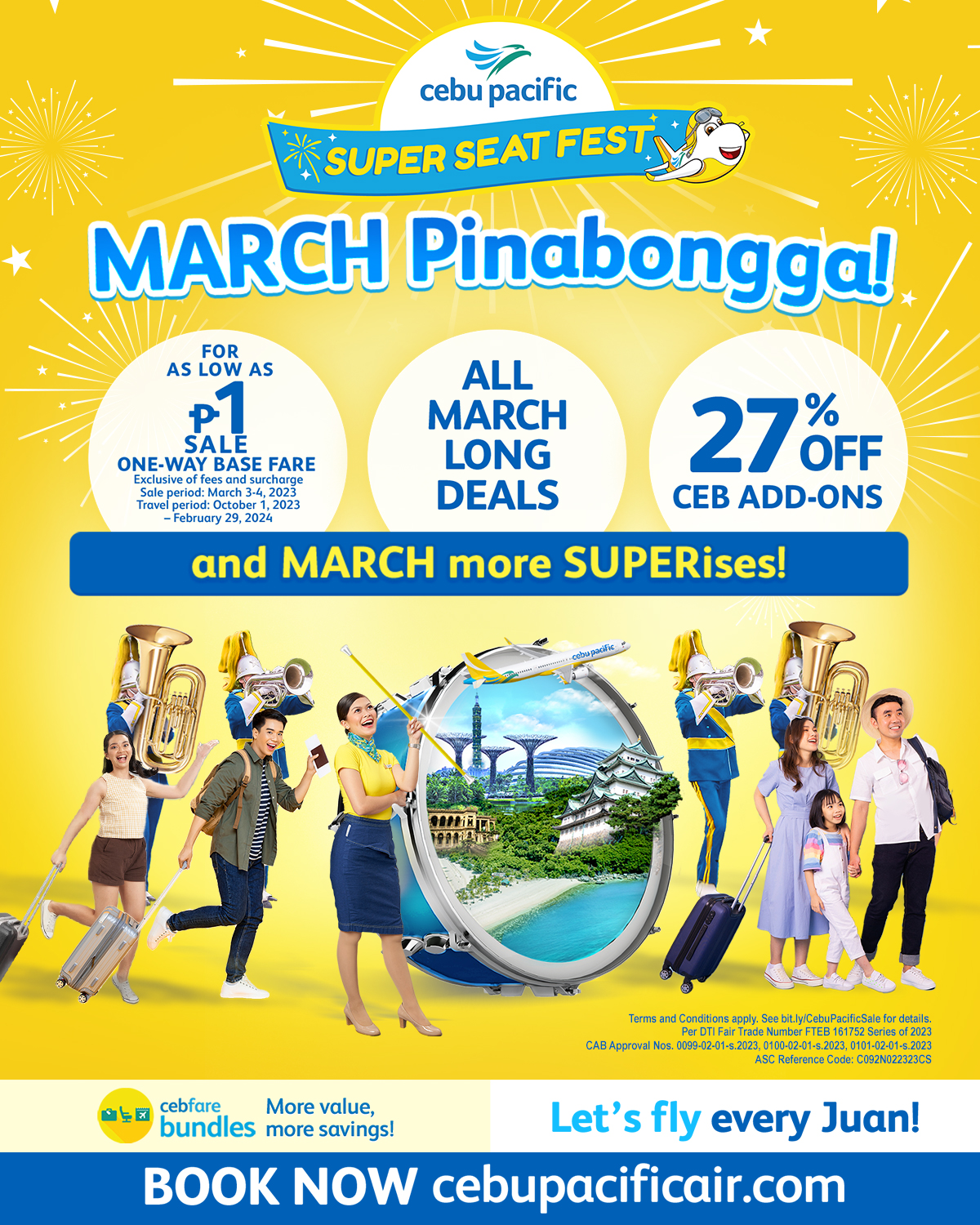 Cebu Pacific P27 Anniversary Promo (March 6, 2023) Cebu Pacific Promo